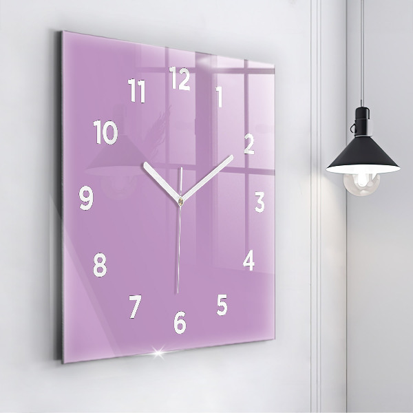 Štvorcové hodiny Lilac