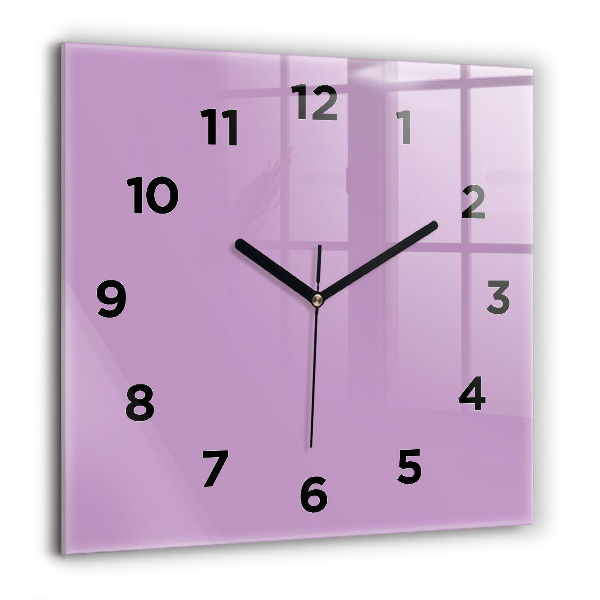 Štvorcové hodiny Lilac