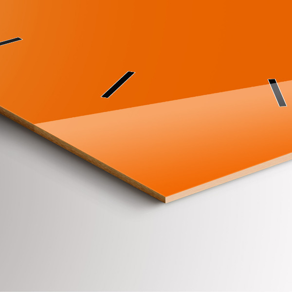 Štvorcové hodiny Oranžová