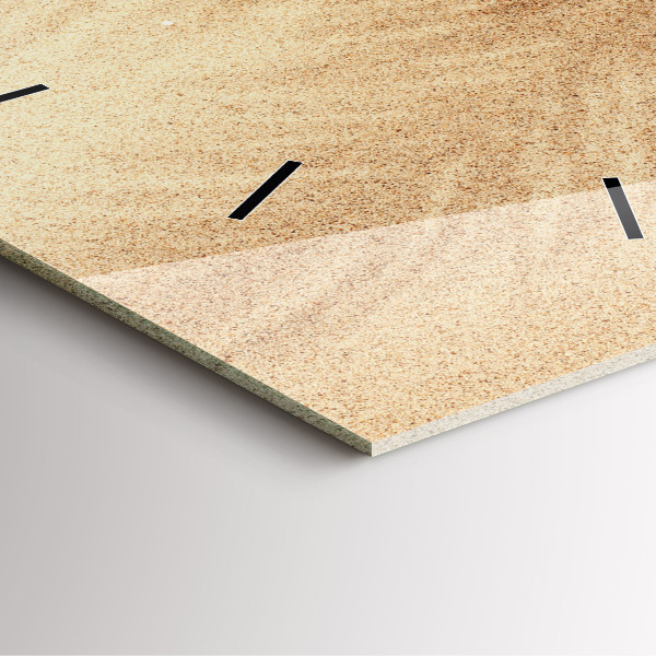 Štvorcové hodiny Zlatá abstrakcia