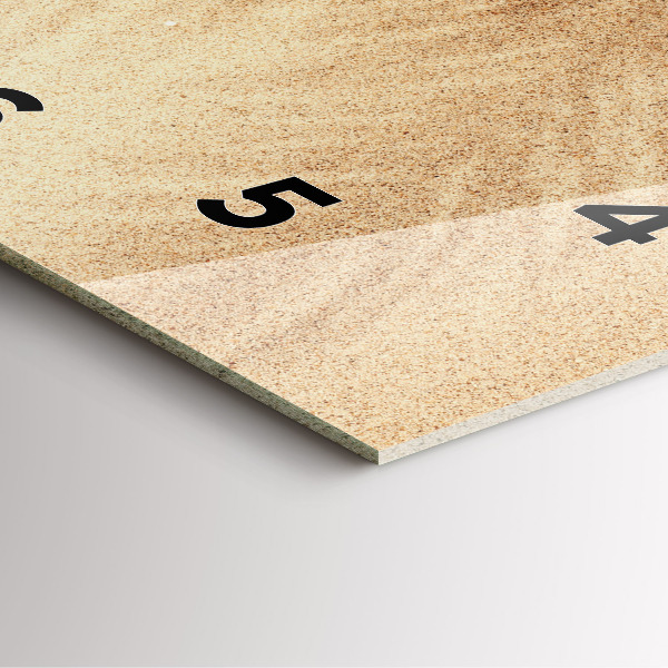 Štvorcové hodiny Zlatá abstrakcia