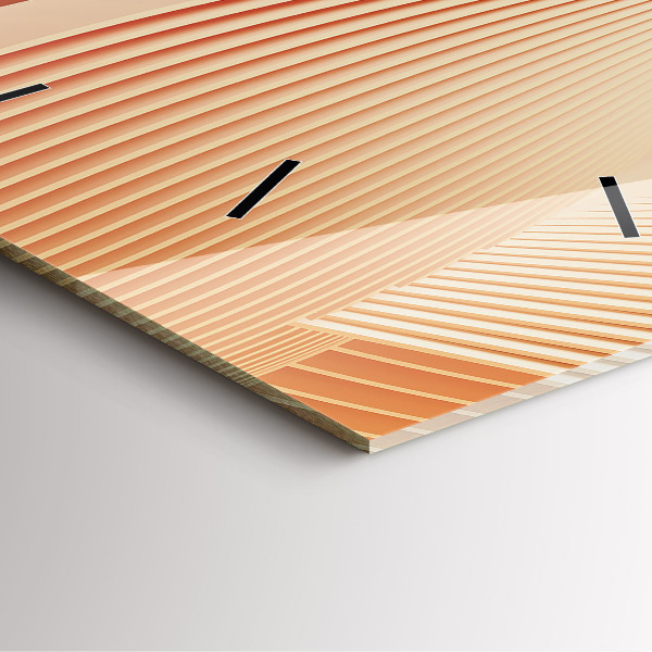 Štvorcové hodiny Abstraktný vzor vlny