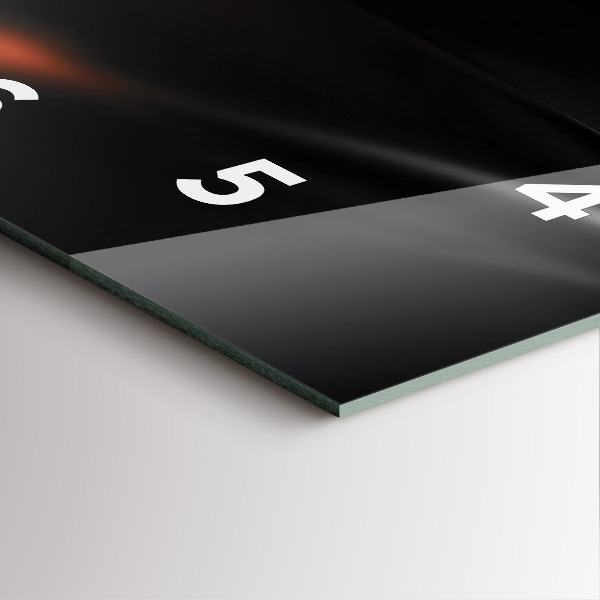 Štvorcové hodiny Abstrakcia