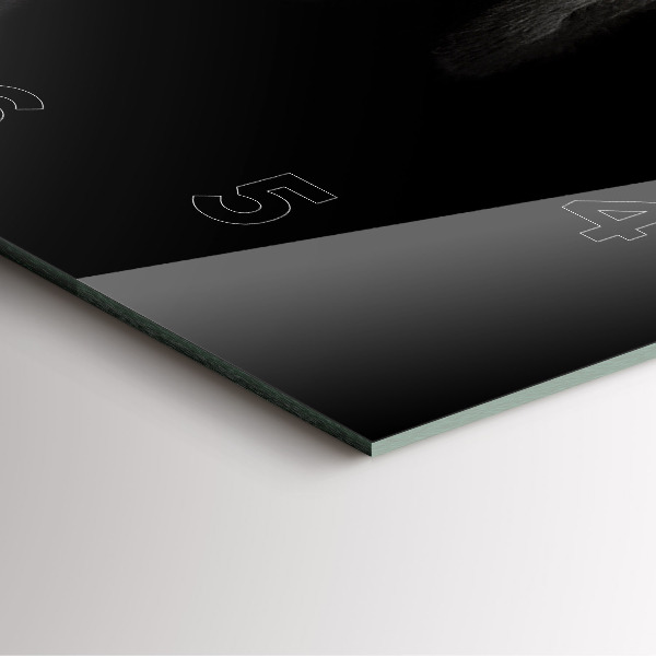 Štvorcové hodiny Škótsky pes a mačka