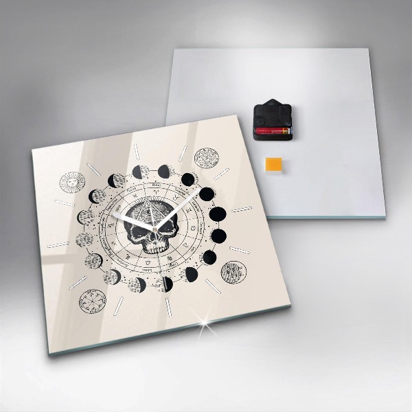 Štvorcové hodiny Fázy mesiaca