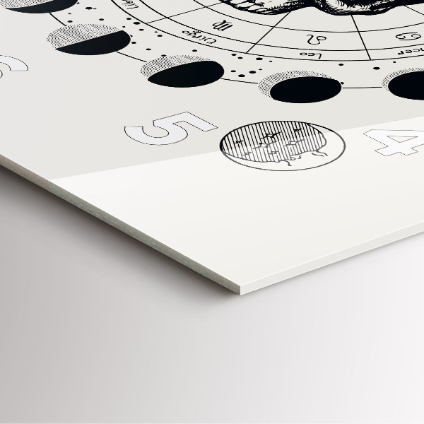 Štvorcové hodiny Fázy mesiaca