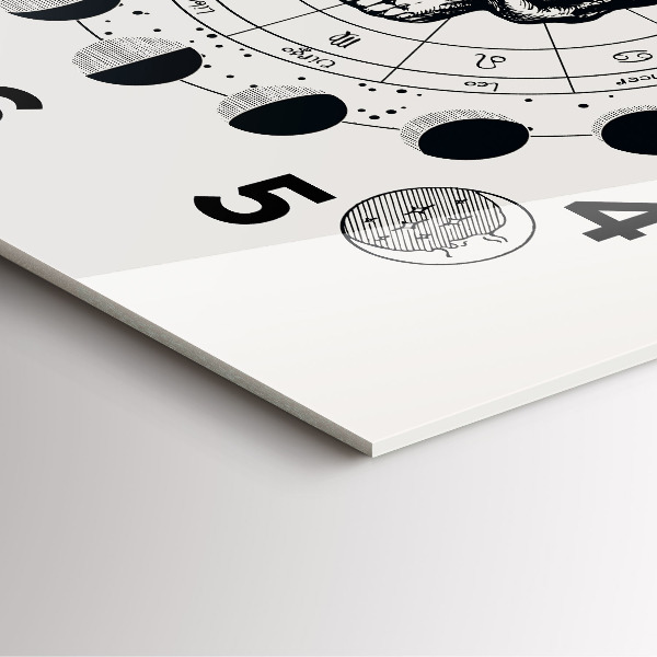 Štvorcové hodiny Fázy mesiaca