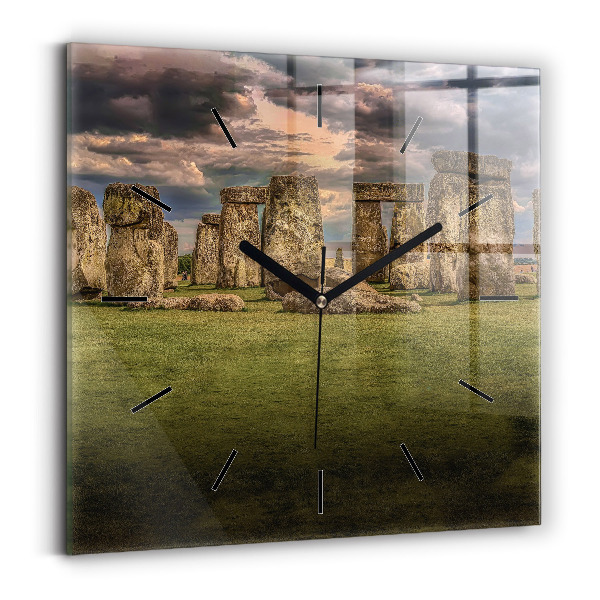 Štvorcové hodiny Stonehenge Nimbostratus