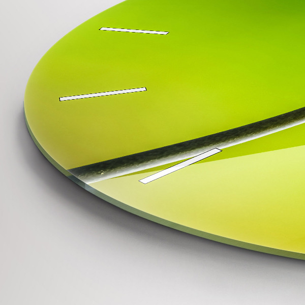 Okrúhle hodiny Modré kvety