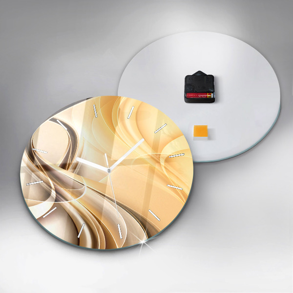 Okrúhle hodiny Abstraktné vlny