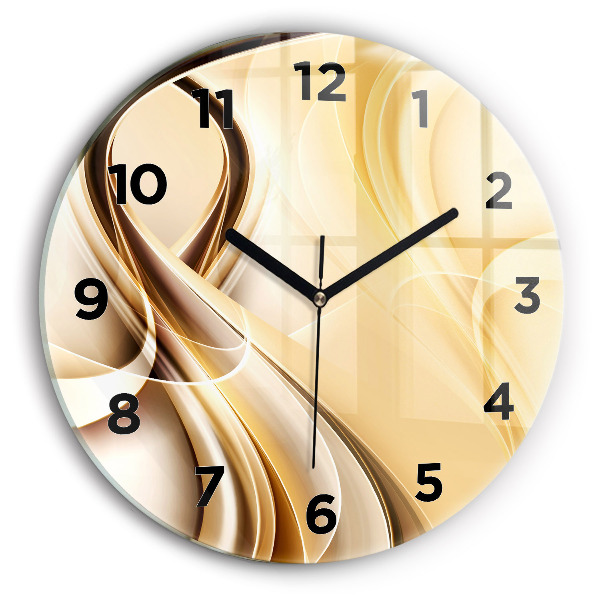 Okrúhle hodiny Abstraktné vlny