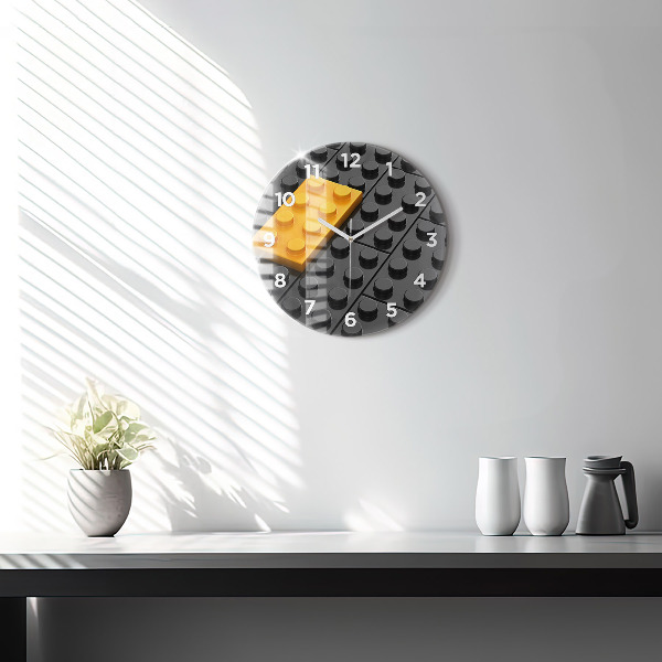 Okrúhle hodiny Hračkárske bloky