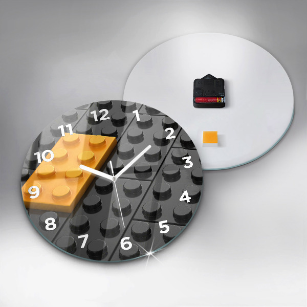 Okrúhle hodiny Hračkárske bloky