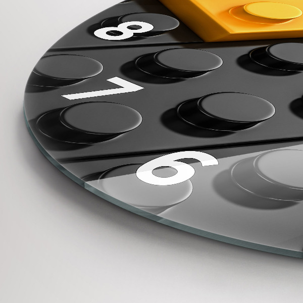 Okrúhle hodiny Hračkárske bloky