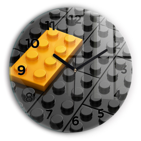 Okrúhle hodiny Hračkárske bloky