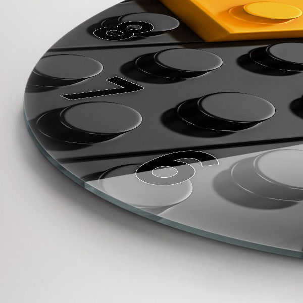 Okrúhle hodiny Hračkárske bloky