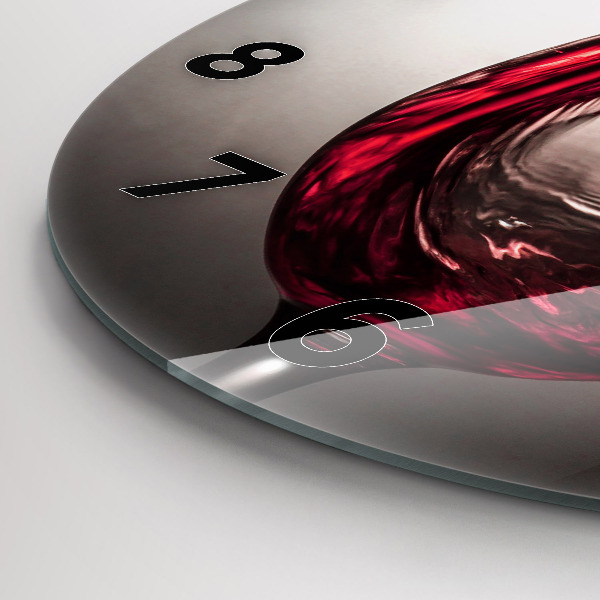 Okrúhle hodiny Pohár vína