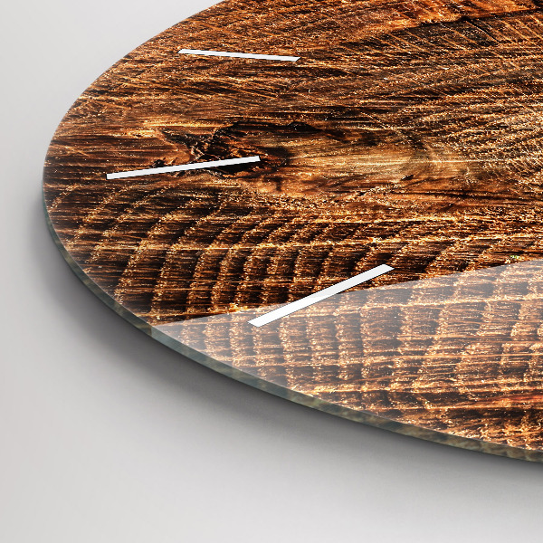 Okrúhle hodiny Starý kmeň stromu