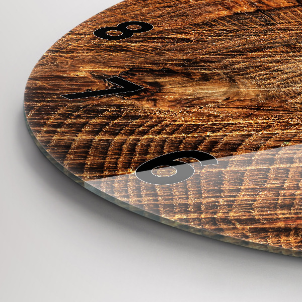 Okrúhle hodiny Starý kmeň stromu