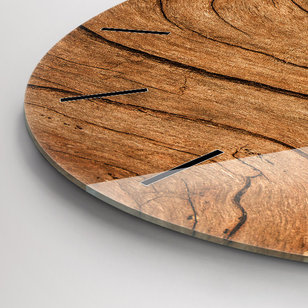 Okrúhle hodiny Staré drevo