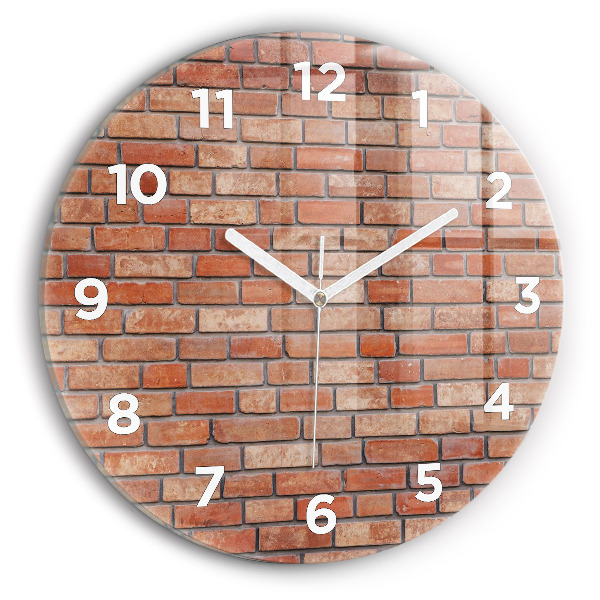 Okrúhle hodiny Tehlová stena