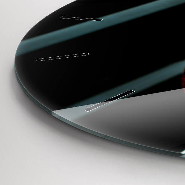 Okrúhle hodiny Fľaša vína