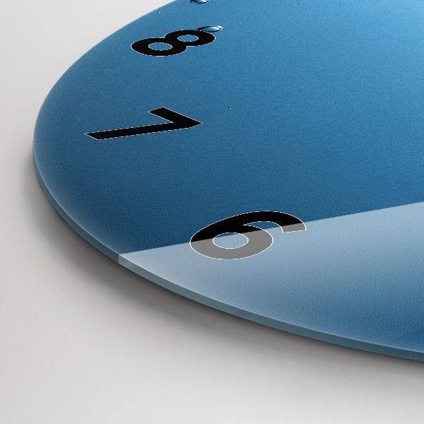 Okrúhle hodiny Pohľad pod vodu