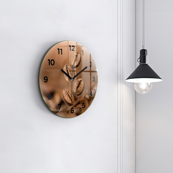 Okrúhle hodiny Abstraktné farby