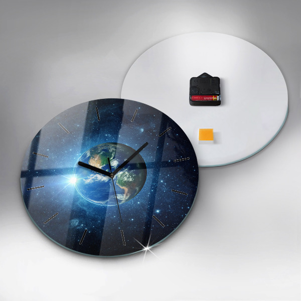Okrúhle hodiny Zem a galaxia - NASA