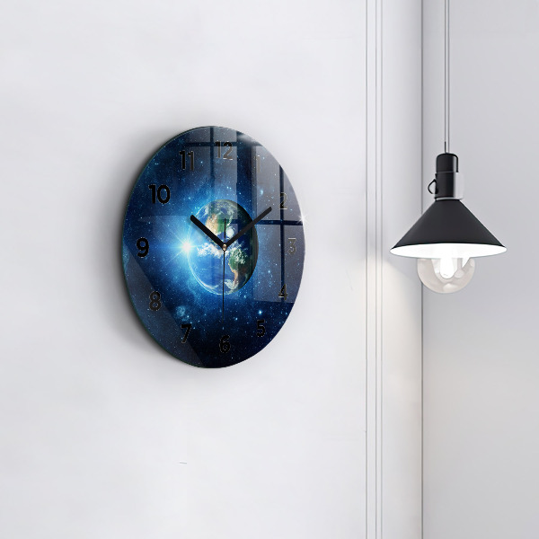 Okrúhle hodiny Zem a galaxia - NASA
