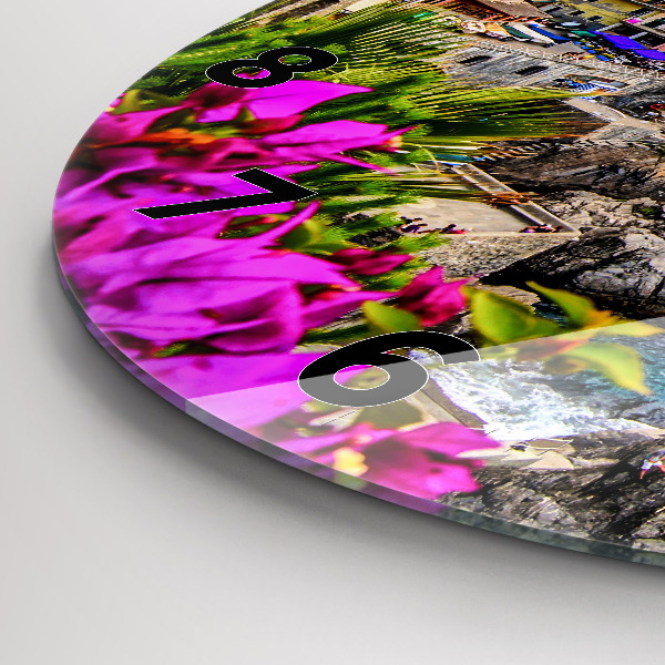 Okrúhle hodiny Pobrežie Cinque Terre