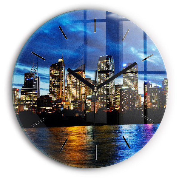 Okrúhle hodiny Sydneyský večer