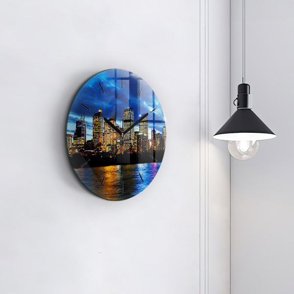 Okrúhle hodiny Sydneyský večer