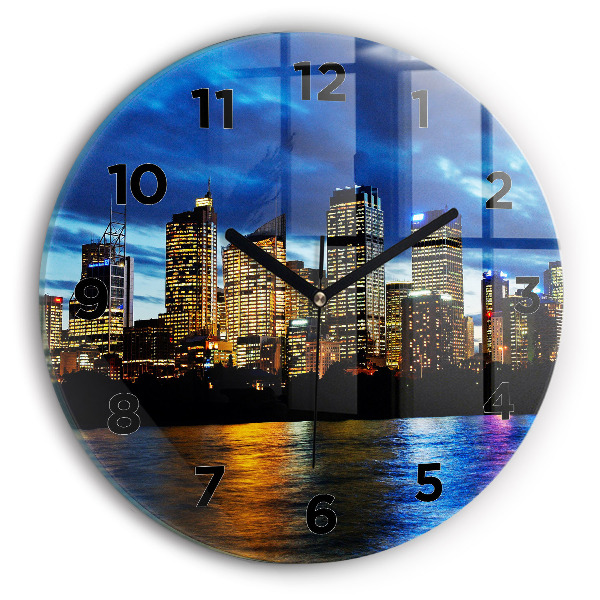 Okrúhle hodiny Sydneyský večer