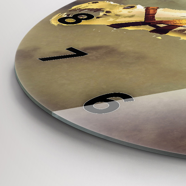 Okrúhle hodiny Ilustrácia Dračí jazdec