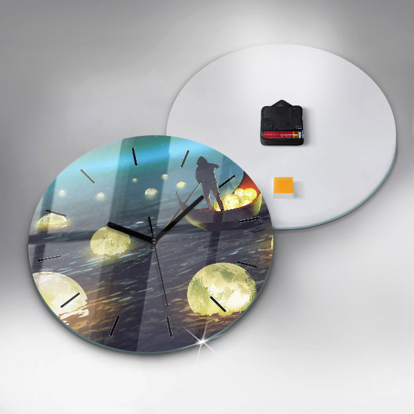 Okrúhle hodiny Abstrakcia