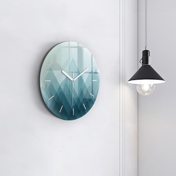 Okrúhle hodiny Geometrické postavy
