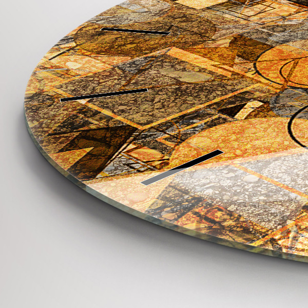 Okrúhle hodiny Geometrické tvary