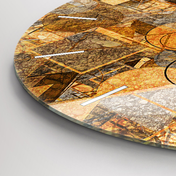 Okrúhle hodiny Geometrické tvary