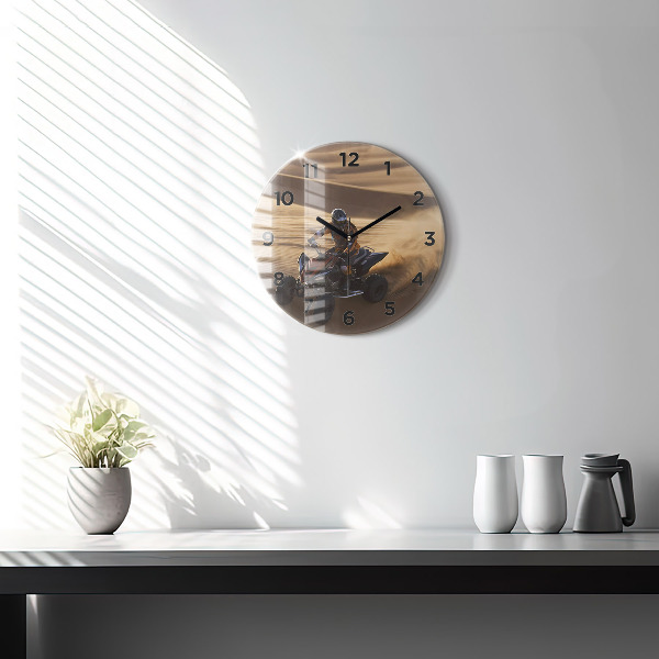 Okrúhle hodiny Štvorkolka v púšti