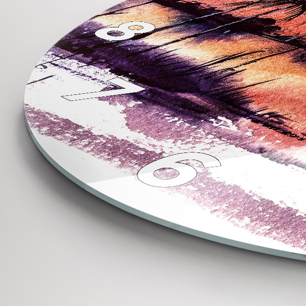 Okrúhle hodiny Tropická Krajina