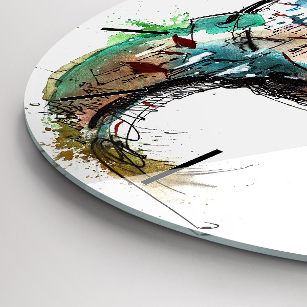 Okrúhle hodiny Švajčiarske hodinky