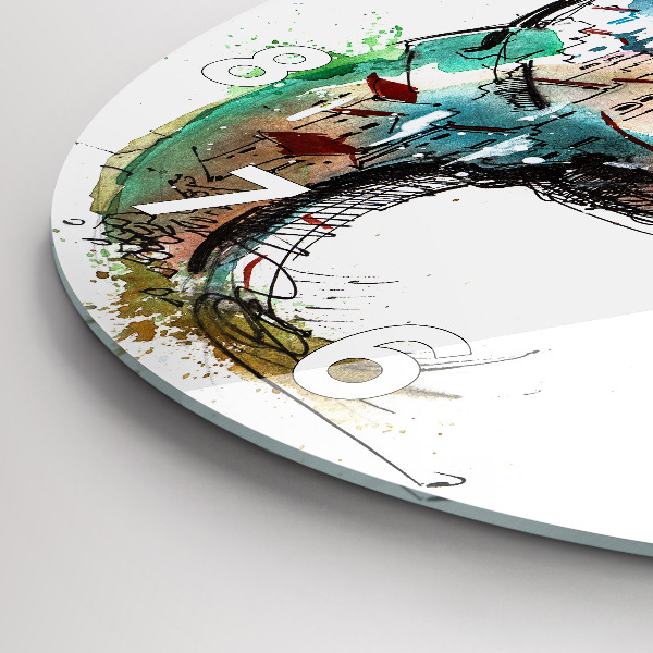 Okrúhle hodiny Švajčiarske hodinky