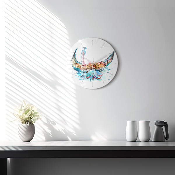 Okrúhle hodiny Taliansko – Benátska gondola