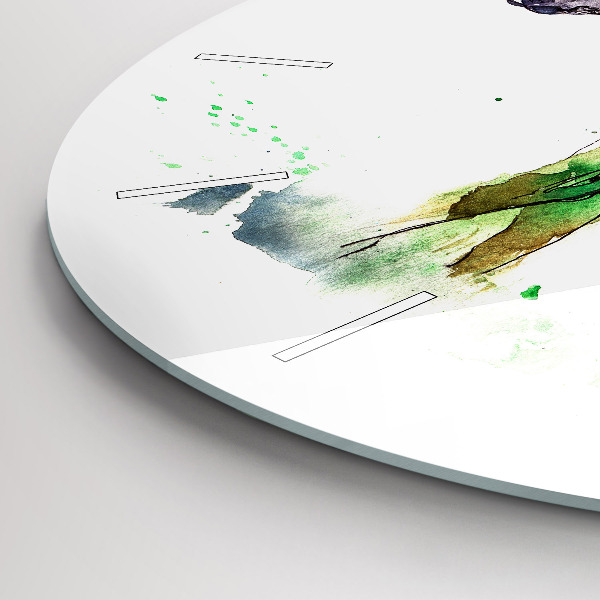 Okrúhle hodiny Los a horská krajina