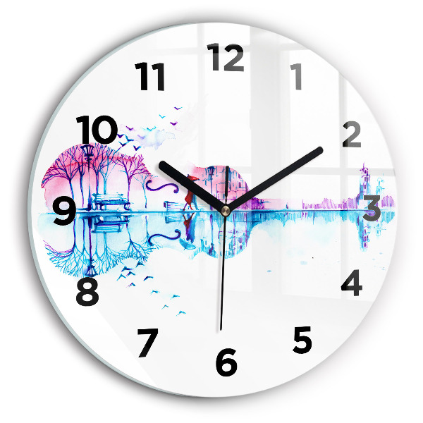 Okrúhle hodiny Jazero Cello Park