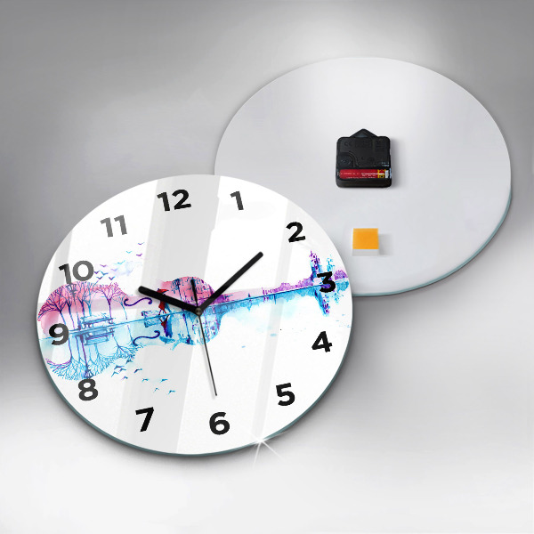 Okrúhle hodiny Jazero Cello Park