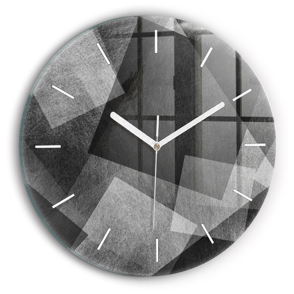 Okrúhle hodiny Geometrická abstrakcia