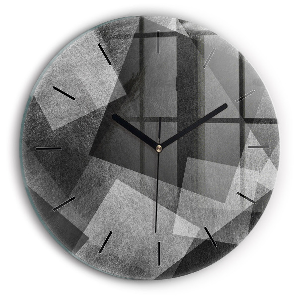 Okrúhle hodiny Geometrická abstrakcia