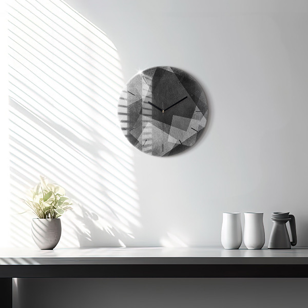 Okrúhle hodiny Geometrická abstrakcia